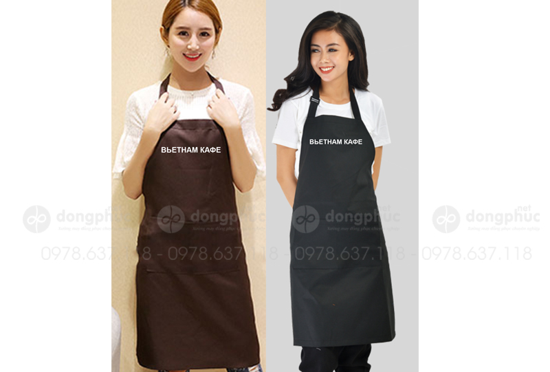 May và in tạp dề Quán Bbetham Kafe