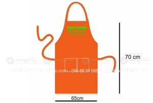 May và in tạp dề Quán Ngọc Khánh