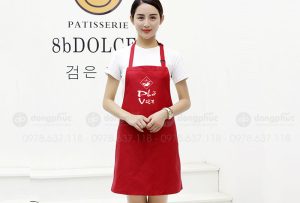 May và in tạp dề Quán Phở Việt