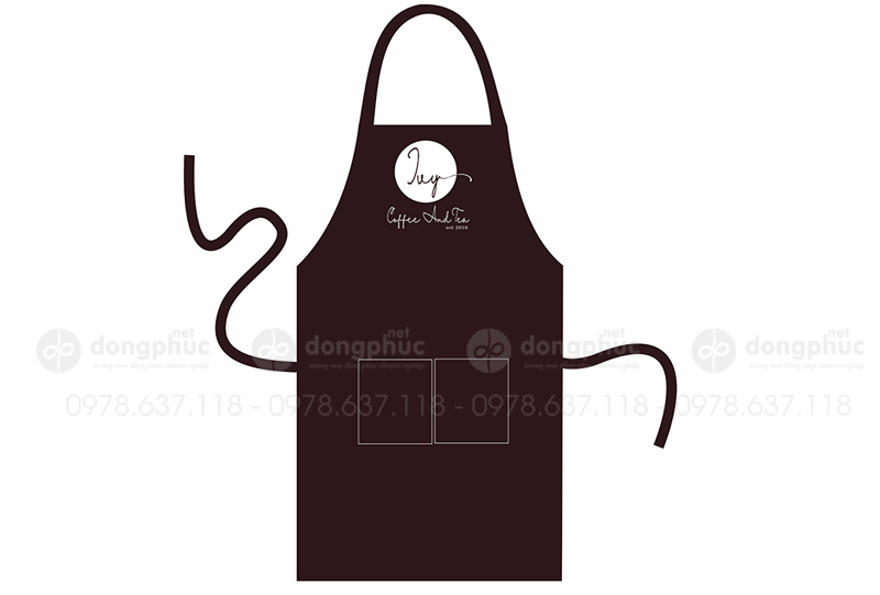 May và in tạp dề Quán Tuy Coffee and Tea