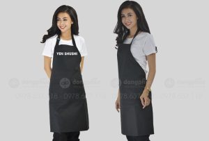 May và in tạp dề Quán Yen Shushi