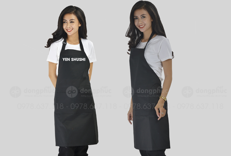 May và in tạp dề Quán Yen Shushi