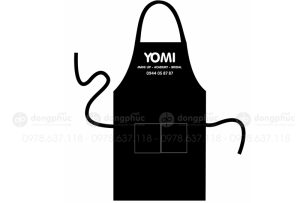 May và in tạp dề Quán YOMI