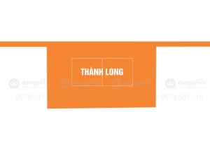 May và in tạp dề Thành Long