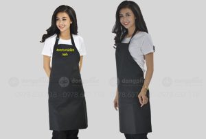 May và in tạp dề Tiệm American Golden Nails