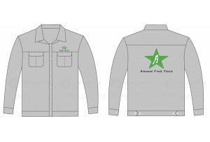 May và in áo bảo hộ ÂnNam Fine Food