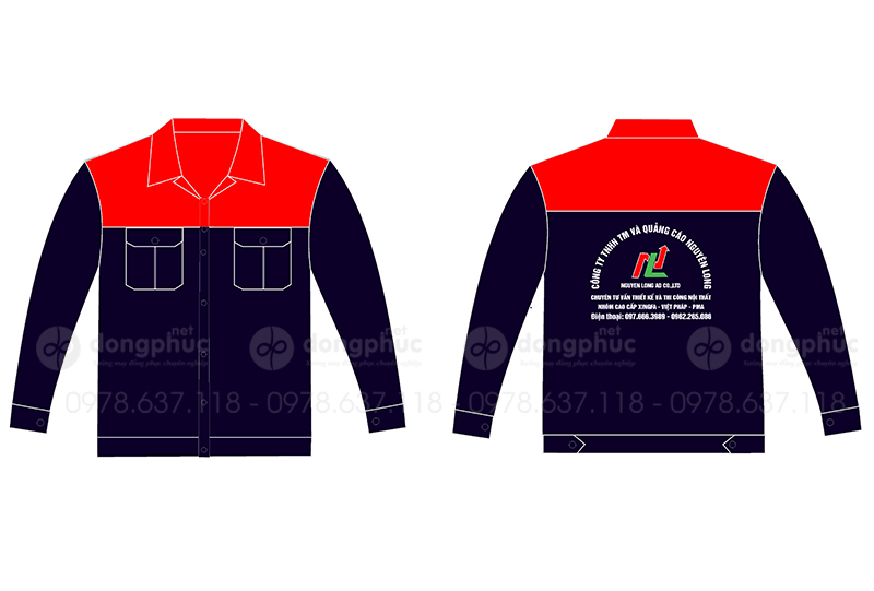 May và in áo bảo hộ Công ty TNHH TM và Quảng cáo Nguyên Long