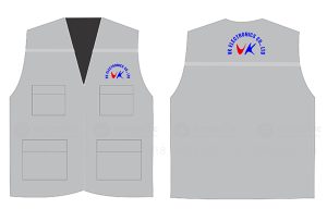 May và in áo gile Công ty VK Electronics