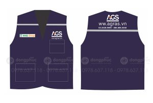 May và in áo gile Công ty Agras