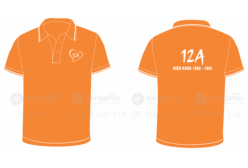 May và in áo Lớp 12A niên khóa 1989-1992