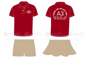 May và in áo Lớp A3 Trường mầm non Việt Hưng 2019-2020