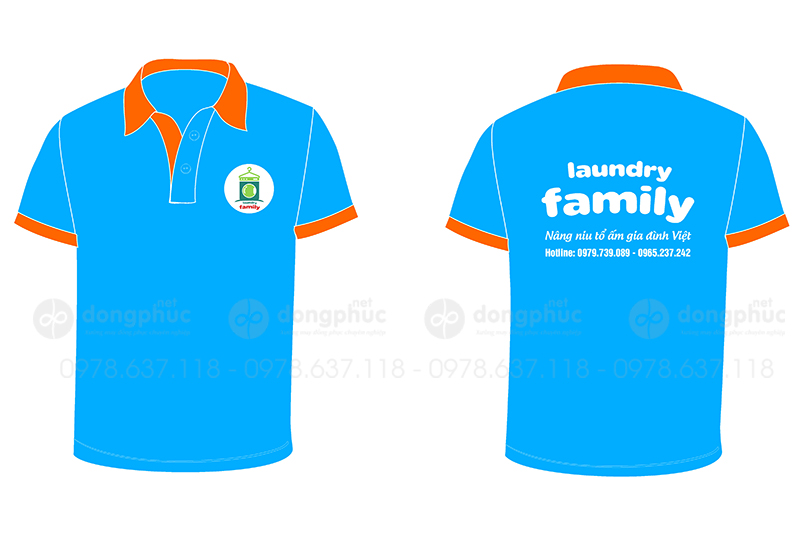 May và in áo phông Công ty Laundry Family