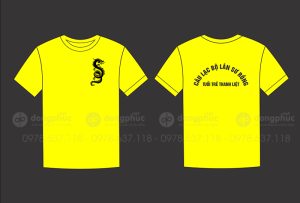 May và in áo phông Câu lạc bộ Lân sư rồng