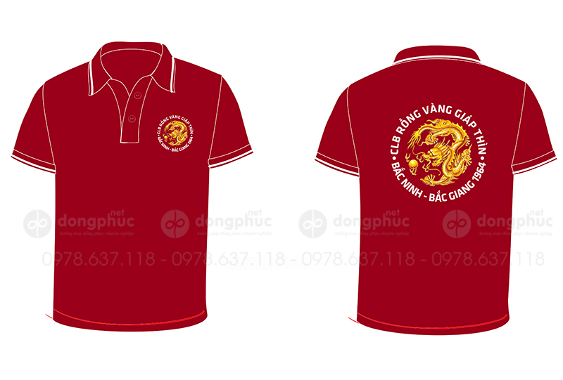 May và in áo phông CLB rồng vàng Giáp thìn 1964