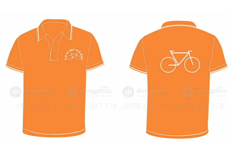 May và in áo phông CLB xe đạp Hòa Bình