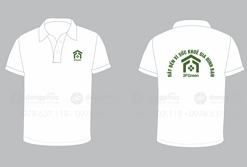 May và in áo phông Công ty 2F Green