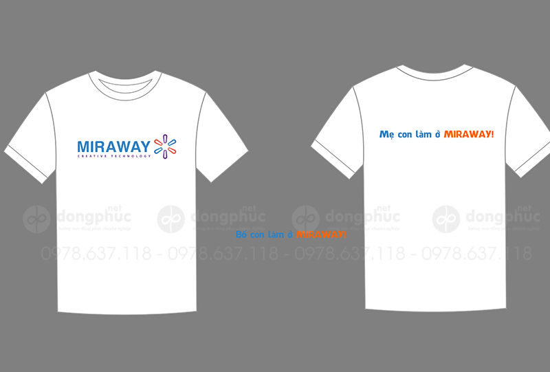 May và in áo phông Công ty Miraway