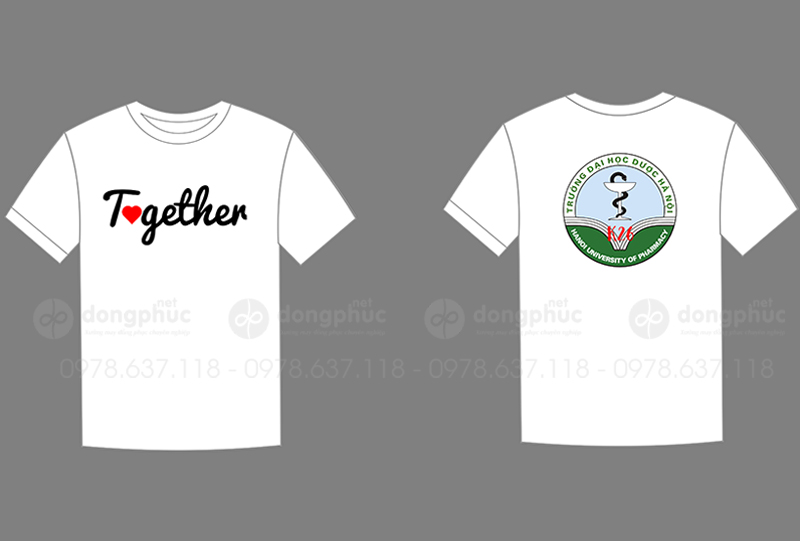 May và in áo phông K26 Trường Đại học Dược Hà Nội
