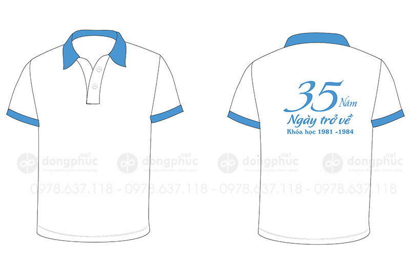 May và in áo phông Khóa học 1981-1984 35 năm Ngày trở về