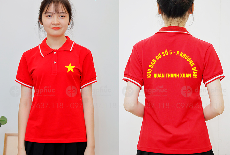 May và in áo phông Khu dân cư số 5 - P.Khương Đình Quận Thanh Xuân