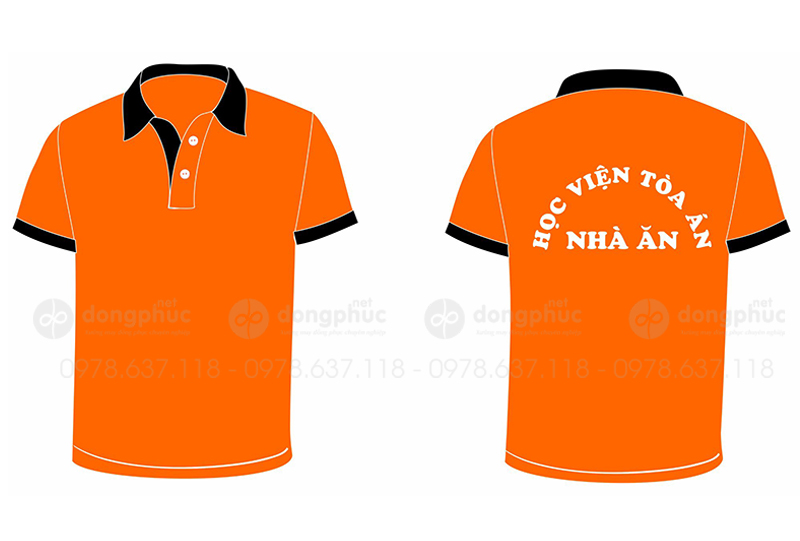 May và in áo phông Nhà ăn Học viện Tòa Án