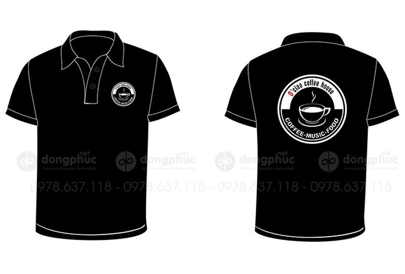 May và in áo phông Quán D'Ciao Coffee house