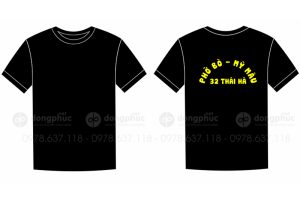 May và in áo phông Quán Phở bò - Mỹ màu