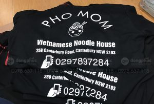 May và in áo phông Quán Phở Móm