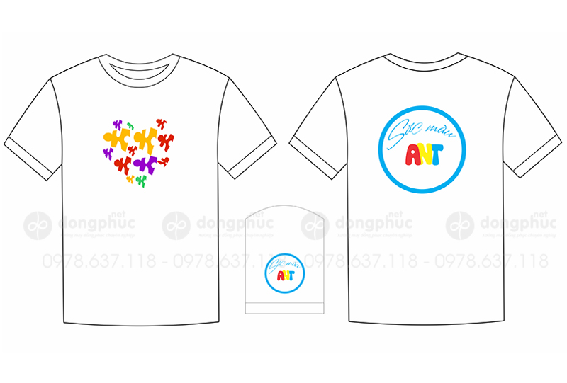 May và in áo phông Sắc màu ANT