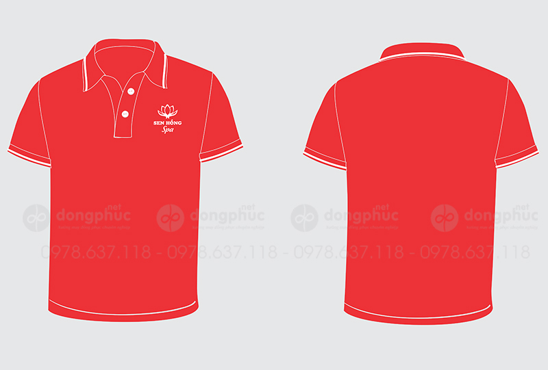 May và in áo phông Sen Hồng Spa