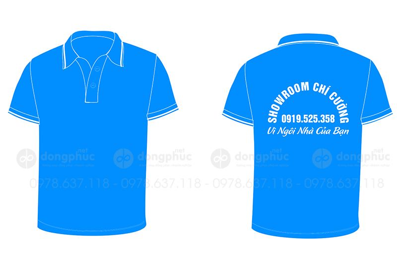 May và in áo phông Showroom Chí Cường