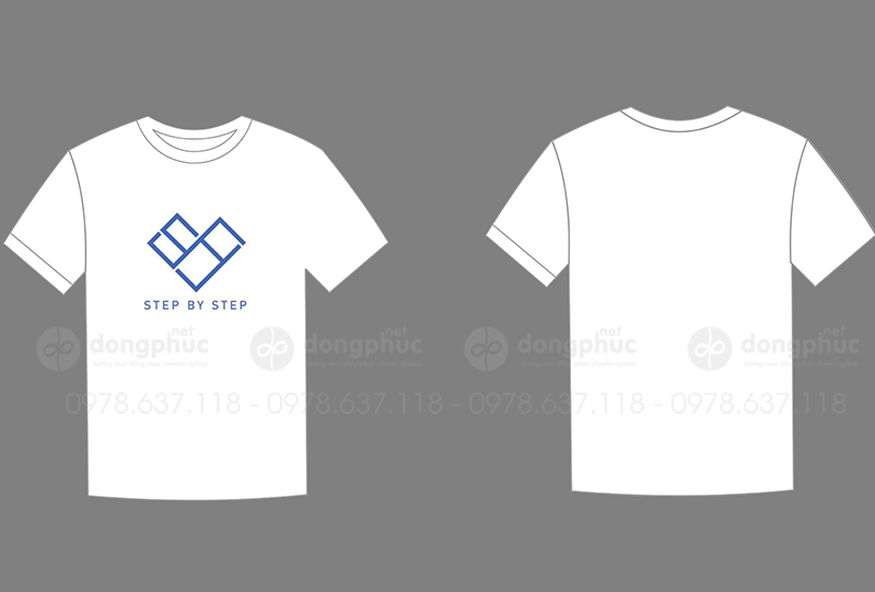 May và in áo phông Step by Step