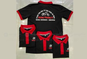 May và in áo phông Trung tâm bảo trì sửa chữa xe máy Hoàng Phương FI