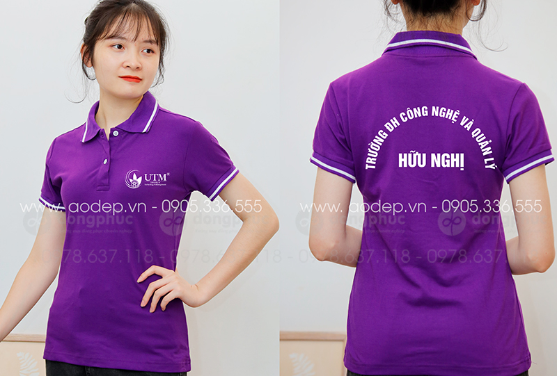 May và in áo phông Trường ĐH Công nghệ và Quản lý Hữu Nghị