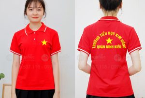 May và in áo phông Trường tiểu học Kim Đồng Quận Ninh Kiều