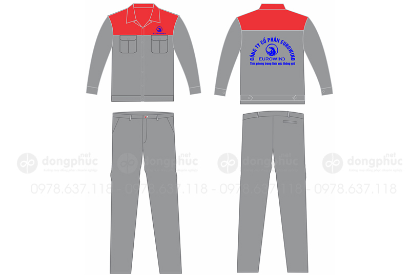 May và in đồng phục bảo hộ Công ty cổ phần Eurowind