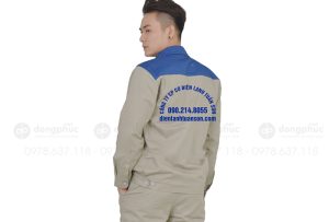 May và in đồng phục bảo hộ Công ty CP cơ điện lạnh Tuấn Sơn