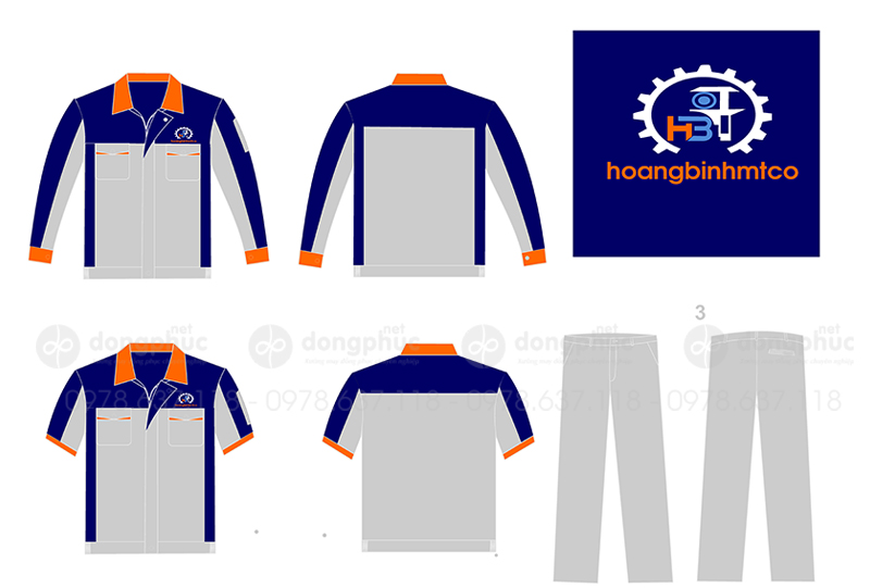 May và in đồng phục bảo hộ Công ty Hoangbinhmtco
