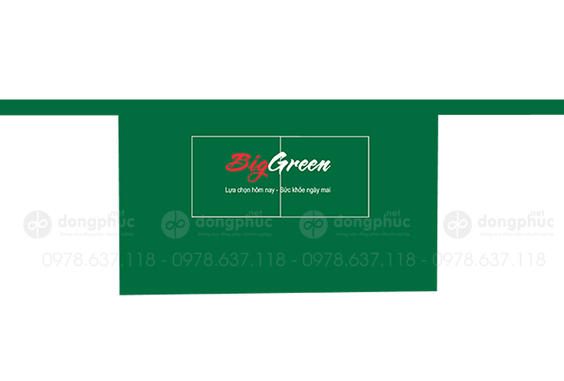 May và in tạp dề Big Green