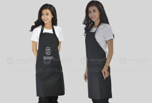 May và in tạp dề Quán Trà Phong