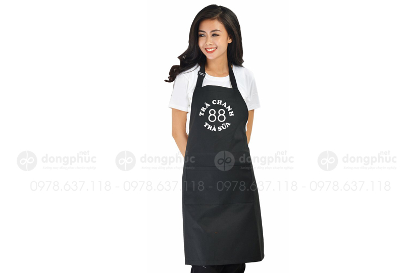 May và in tạp dề Trà chanh Trà sữa 88