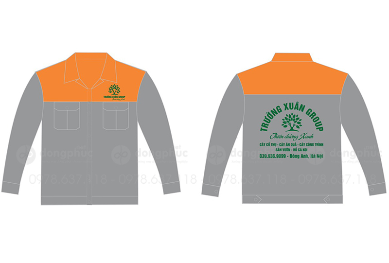May và in áo bảo hộ Trường Xuân Group