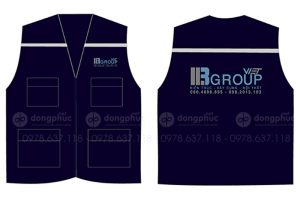 May và in áo gile Công ty IBGroup