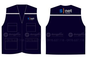 May và in áo gile Công ty Snet Vietnam