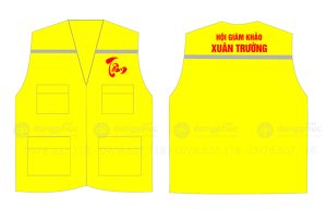 May và in áo gile Hội giám khảo Xuân Trường