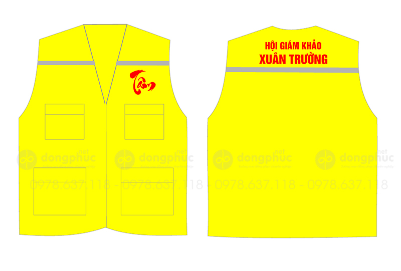 May và in áo gile Hội giám khảo Xuân Trường