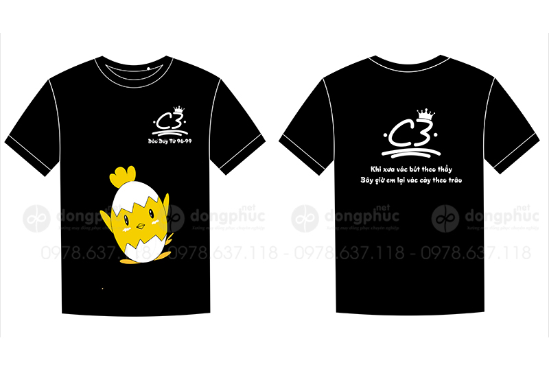 May và in áo Lớp C3 Đào Duy Từ 96-99