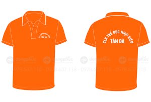 May và in áo phông CLB Thể dục nhịp điệu Tân Đà