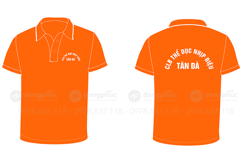 May và in áo phông CLB Thể dục nhịp điệu Tân Đà