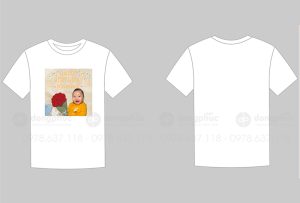 May và in áo phông Happy birthday Mommy!